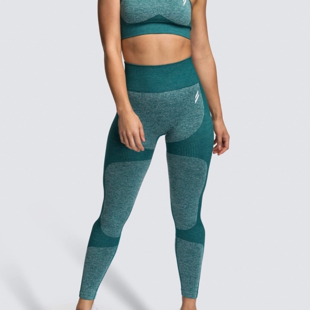 Do You Even Forest Green Leggings Size S